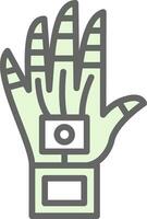 Glove Vector Icon Design