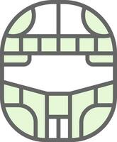 Helmet Vector Icon Design