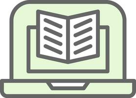 Digital book Vector Icon Design