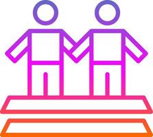 Crossing Vector Icon Design