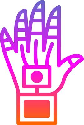 Glove Vector Icon Design