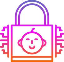 Internet security Vector Icon Design