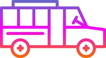 School bus Vector Icon Design