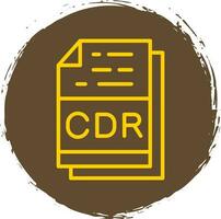 Cdr File Format Vector Icon Design