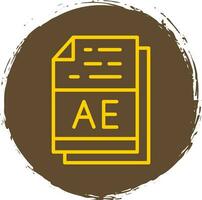 ae vector icono diseño