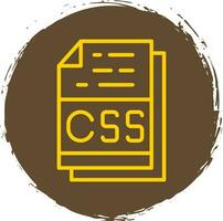 Css File Format Vector Icon Design