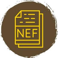 nef vector icono diseño