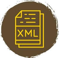 Xml File Format Vector Icon Design