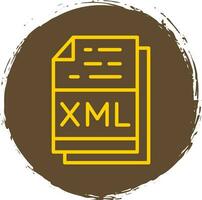 xml archivo formato vector icono diseño