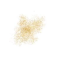 Golden glitter frame png