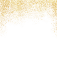 Golden glitter frame png