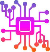 Circuits Vector Icon Design