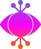 Cyber eye Vector Icon Design