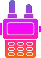 Walkie talkie Vector Icon Design