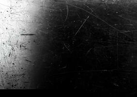 Metal texture with dust scratches and cracks. photo