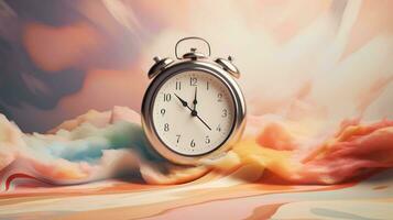 Time Running Out. An Illustration Evoking Urgency and Deadlines Perfect for Concepts of Limited Time photo