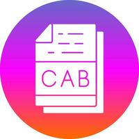 CAB File Format Vector Icon Design