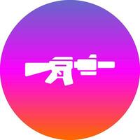 diseño de icono de vector de rifle