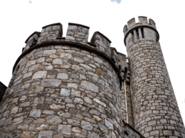 velho céltico castelo torre, pedra Preta castelo dentro Irlanda. pedra Preta observatório fortaleza png