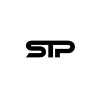 stp letra logo diseño, inspiración para un único identidad. moderno elegancia y creativo diseño. filigrana tu éxito con el sorprendentes esta logo. vector