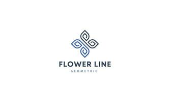 Flower logo design template design vector