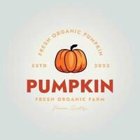 simple pumpkin logo, minimalist illustration of pumpkins icon vector design