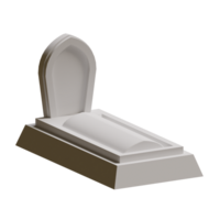 Halloween Grave With 3D Render Element png