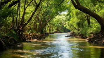 África Kenia selva costero ai generado foto