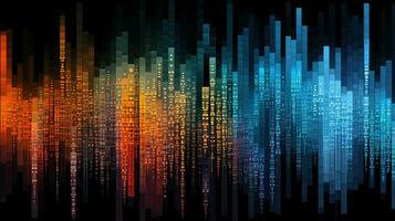 information data sorting matrix ai generated photo