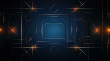 design abstract geometric framework ai generated photo