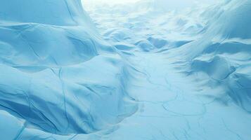 cold glacial crevasses deep ai generated photo