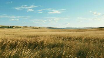 nature midwest tallgrass prairie ai generated photo