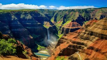 travel waimea canyon often ai generated photo