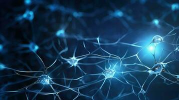 technology neuron network matrix ai generated photo