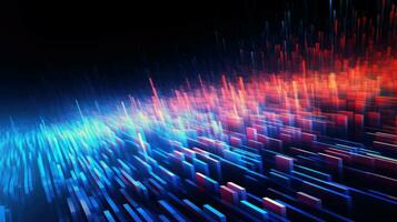 internet dataflow overload abstract ai generated photo