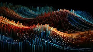 technology data sorting convergence ai generated photo