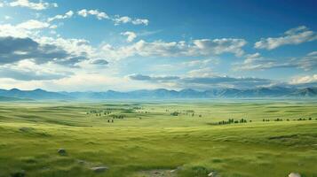 travel russian steppe vast ai generated photo