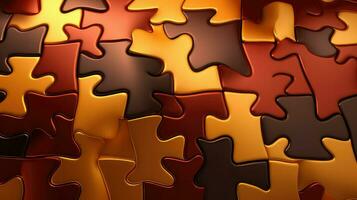 idea puzzle unity abstract ai generated photo