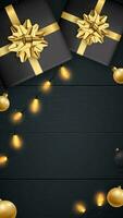 Christmas vertical banner. vector