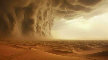 planeta Marte polvo tormentas ai generado foto