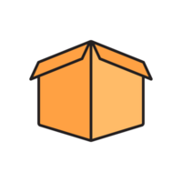 cardboard box element png