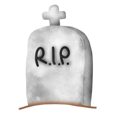 Grave, RIP Hand Drawn Halloween Illustration 12589327 PNG