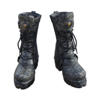 Stiefel Schuhe isoliert 3d png