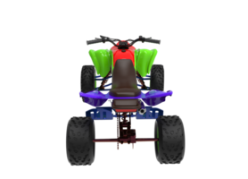 quad bike race isolated png