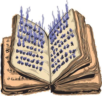 Hand Drawn Spell Book