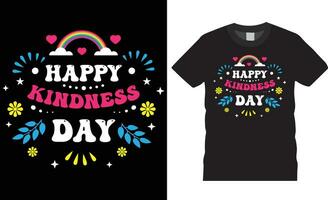 world kindness day t shirt design vector