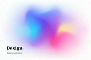 Abstract background in gradient colors. Colorful grain banner vector illustration.
