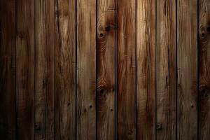 Realistic wooden background AI Generated photo