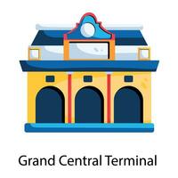 gran terminal Central vector