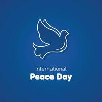 international peace day concept vector illustration